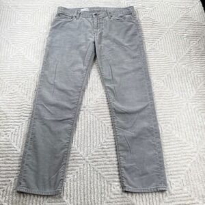 GAP 1969 Sexy Boyfriend Corduroy Pants Gray Women's 28R Preppy Capsule Street